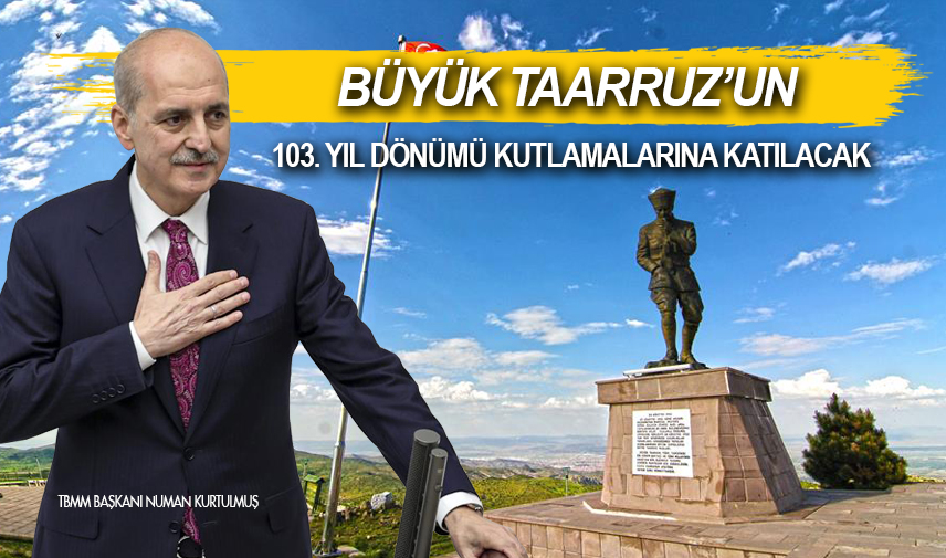 Kurtulmuş, Büyük Taarruz’un 103. yıl dönümü kutlamalarına katılacak